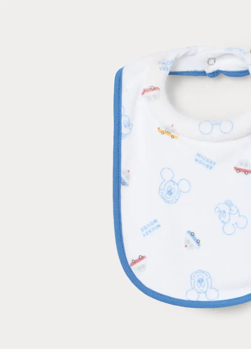 Pack 2 Bavaglini Disney In Spugna Neonato, Bianco/Blu, U miniatura 2