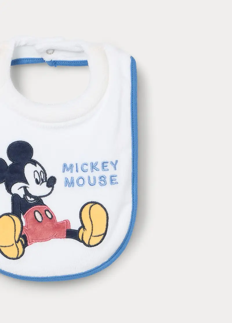 Pack 2 Bavaglini Disney In Spugna Neonato, Bianco/Blu, U miniatura 3