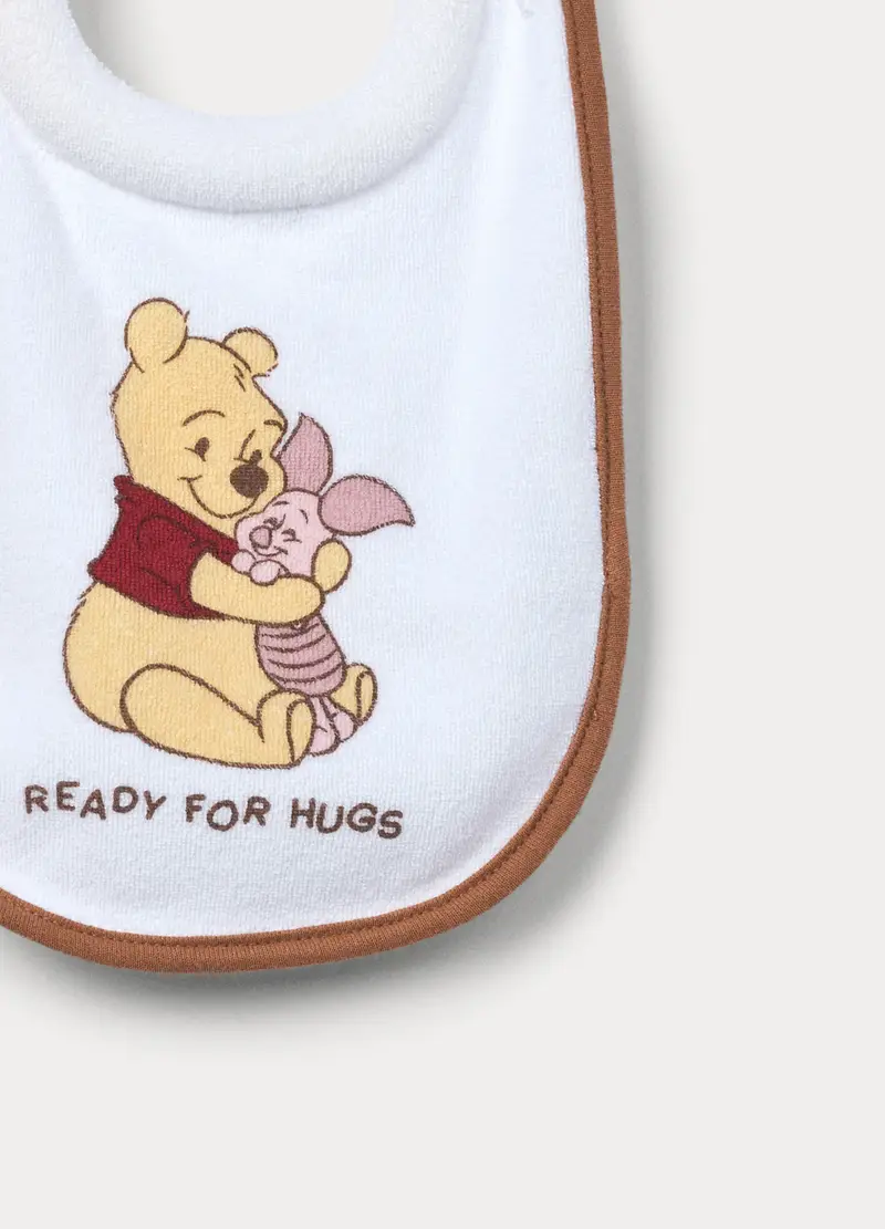 Pack 2 Bavaglini Disney In Spugna Neonato, Bianco/Marrone, U miniatura 3