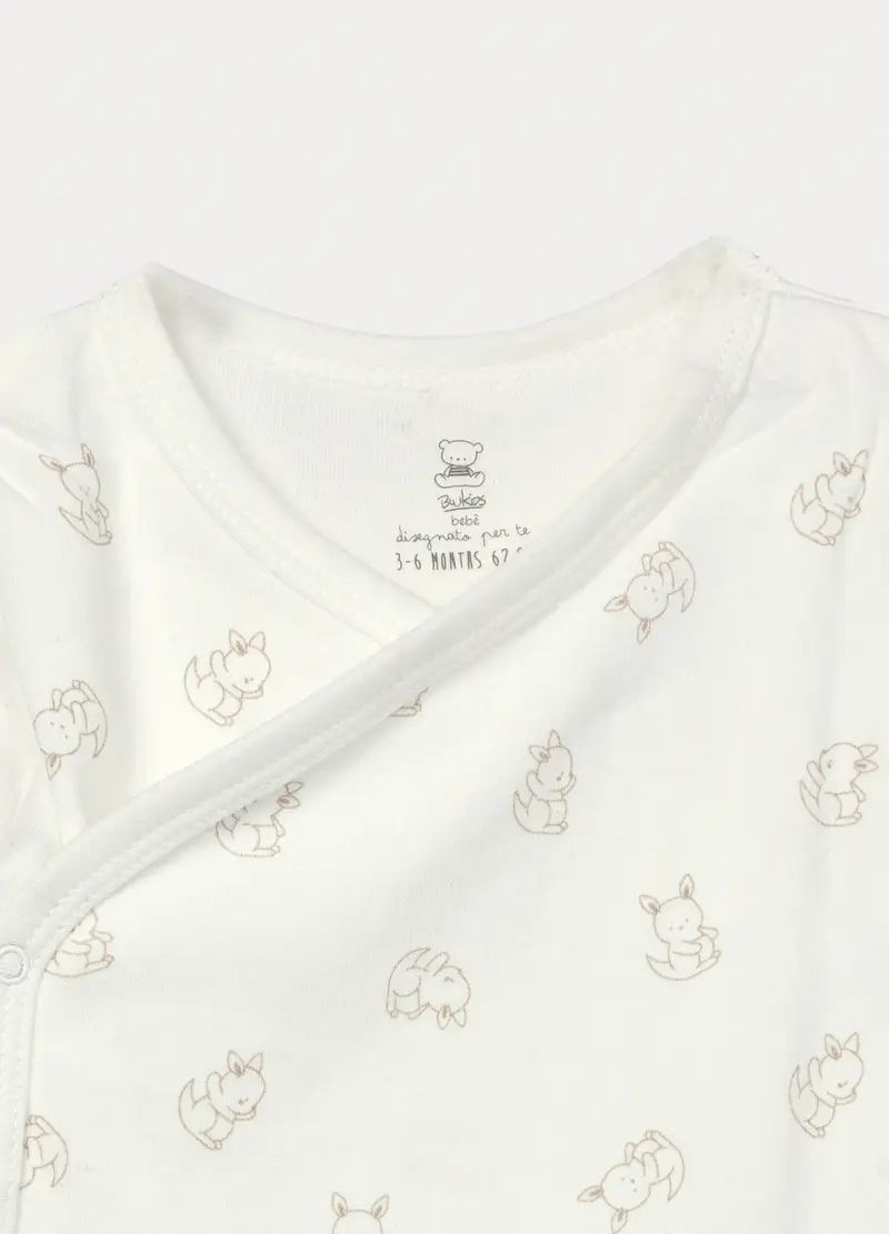 Blukids Body Neonato Bianco 4222120 miniatura 3