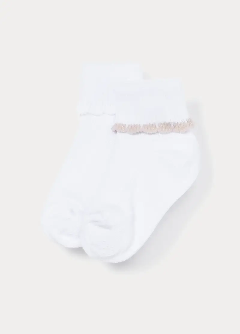 Blukids Calze Neonato Bianco 4320059 miniatura 2