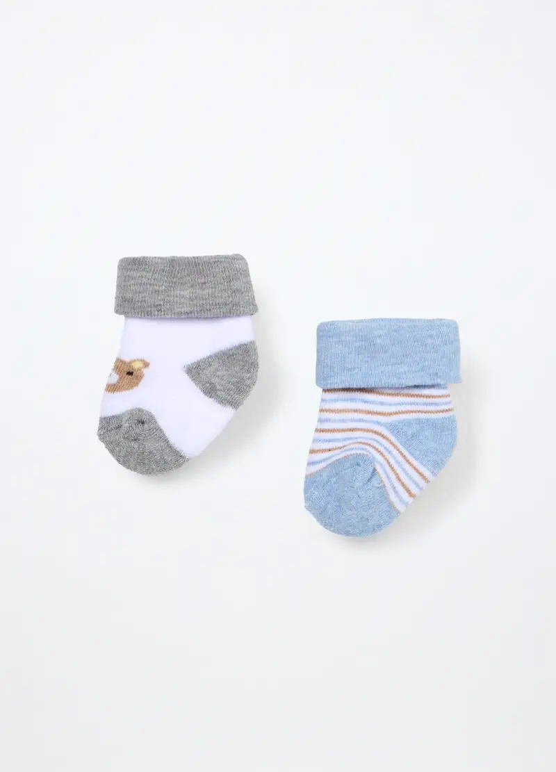 Blukids Calze Neonato Blu 2868798 miniatura 2