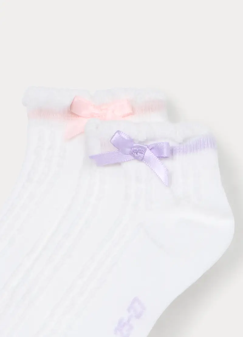 Blukids Calze Bambina Bianco 4302811 miniatura 3