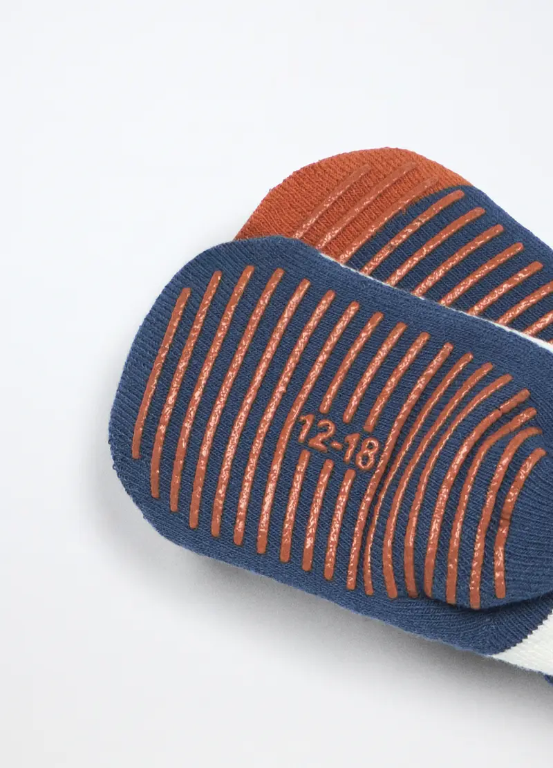 Blukids, Pack 2 Calzini In Spugna Di Misto Cotone Neonato, Blu Bluette, Taglia: 12-18 miniatura 2