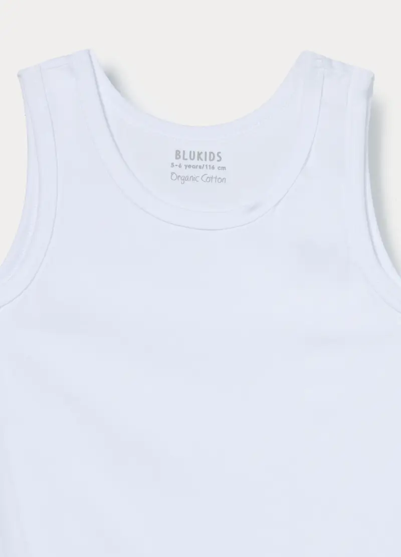 Blukids Canotte Bambino Bianco 4221996 miniatura 3