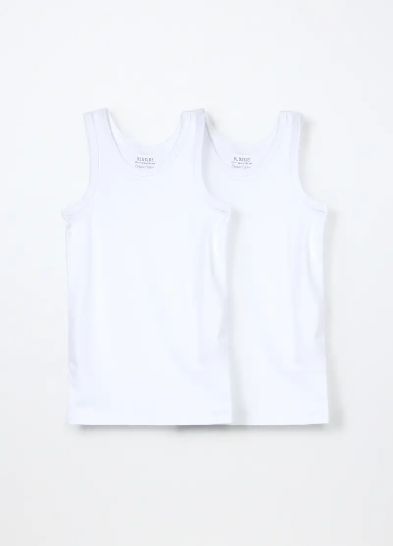 Blukids Canotte Ragazzo Bianco 3983693