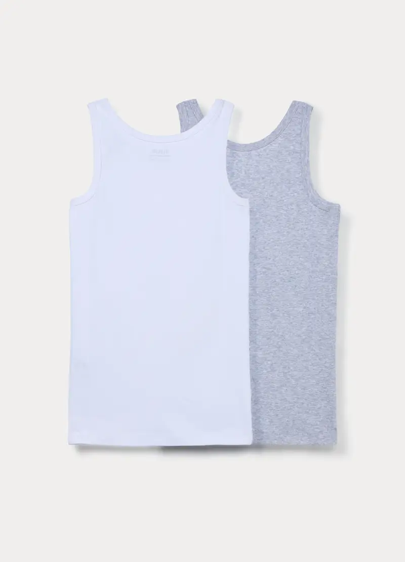 Blukids Canotte Ragazzo Bianco 4315563 miniatura 2