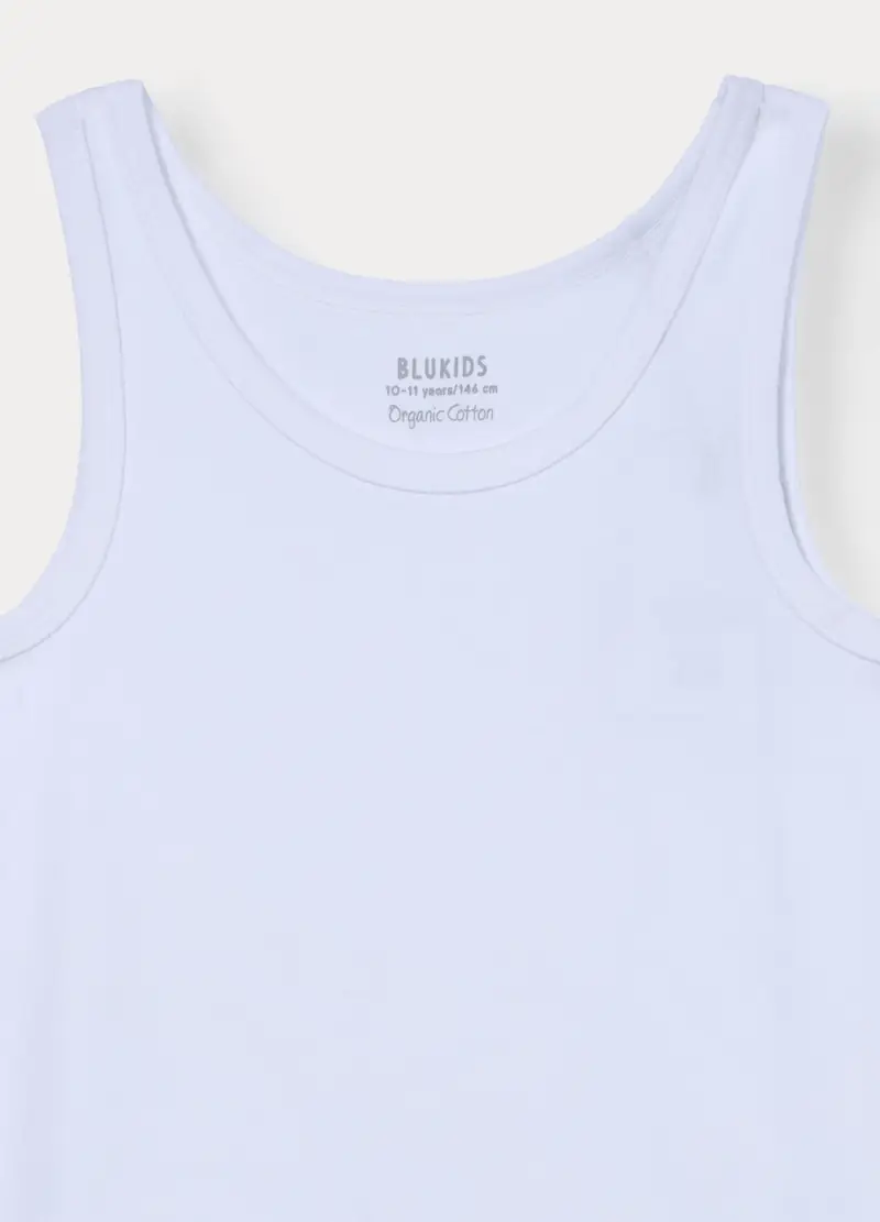 Blukids Canotte Ragazzo Bianco 4315885 miniatura 3