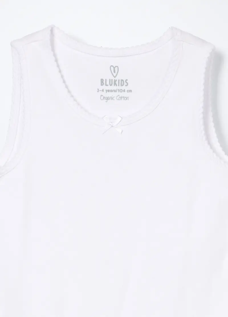 Blukids Canotte Bambina Bianco 4252573 miniatura 3