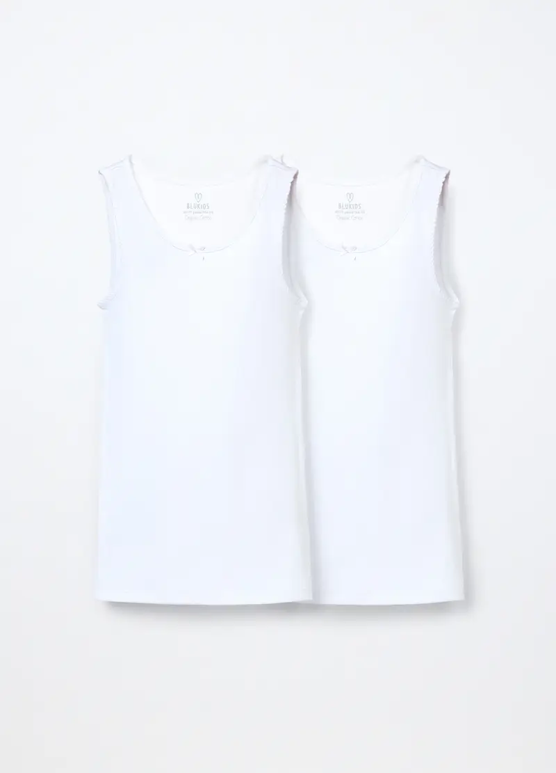 Blukids Canotte Bambina Bianco 2783563