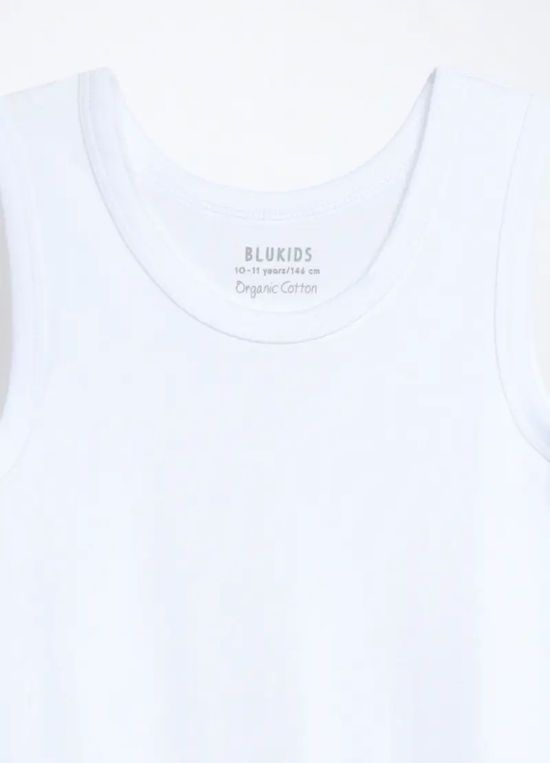 Blukids Canotte Ragazzo Bianco 2784607 miniatura 3