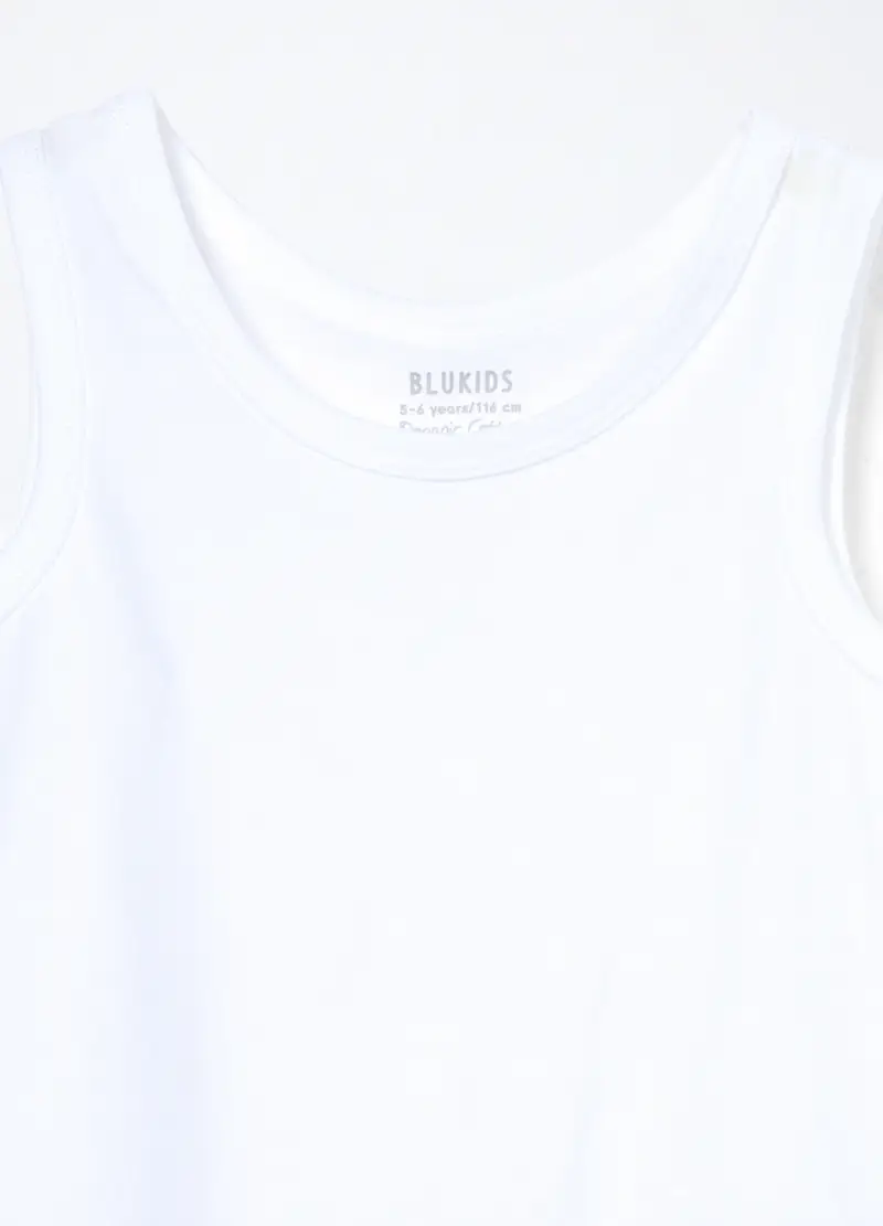 Blukids Canotte Bambino Bianco 4255143 miniatura 3