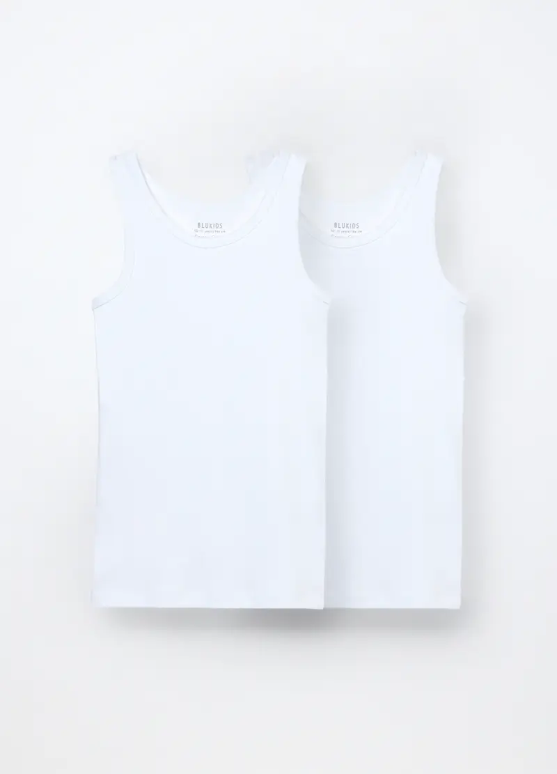 Blukids Canotte Ragazzo Bianco 2783529