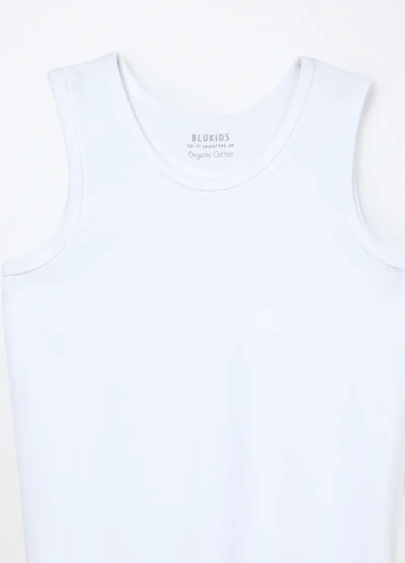 Blukids Canotte Bambino Bianco 2784556 miniatura 3