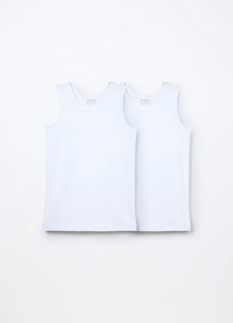 Blukids Canotte Ragazzo Bianco 2784556