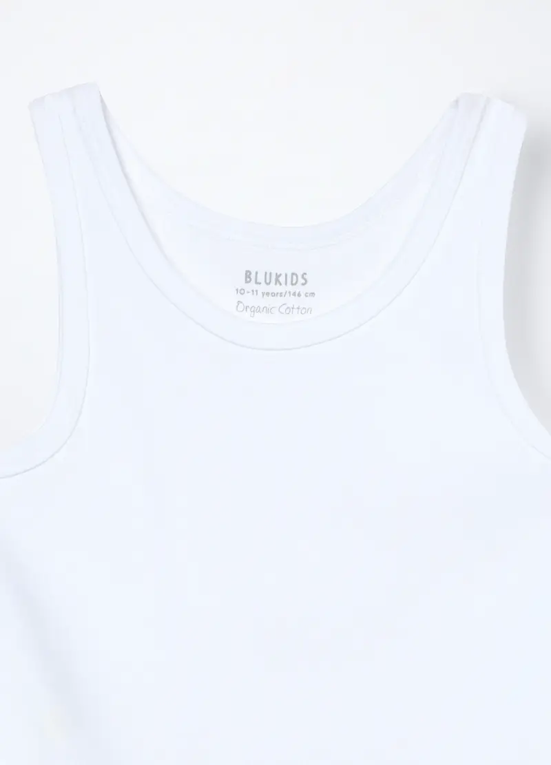 Blukids Canotte Bambino Bianco 2783999 miniatura 3