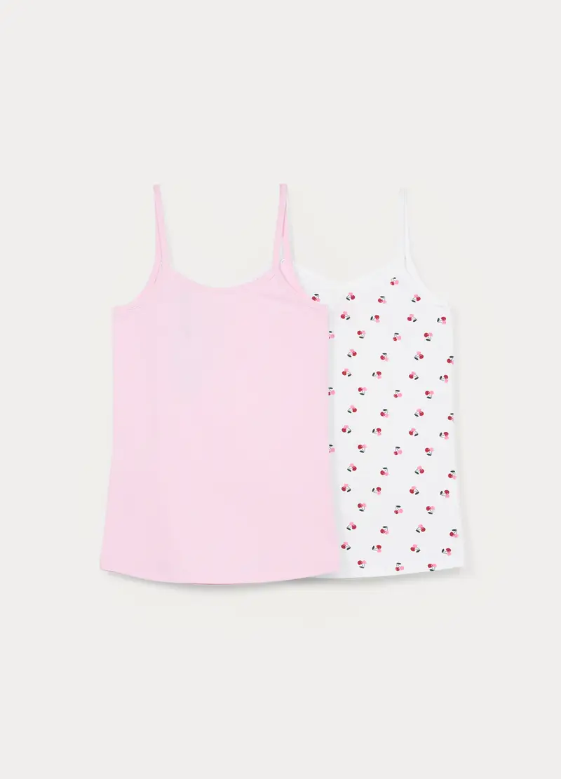 Blukids Canotte Bambina Bianco 4320040 miniatura 2