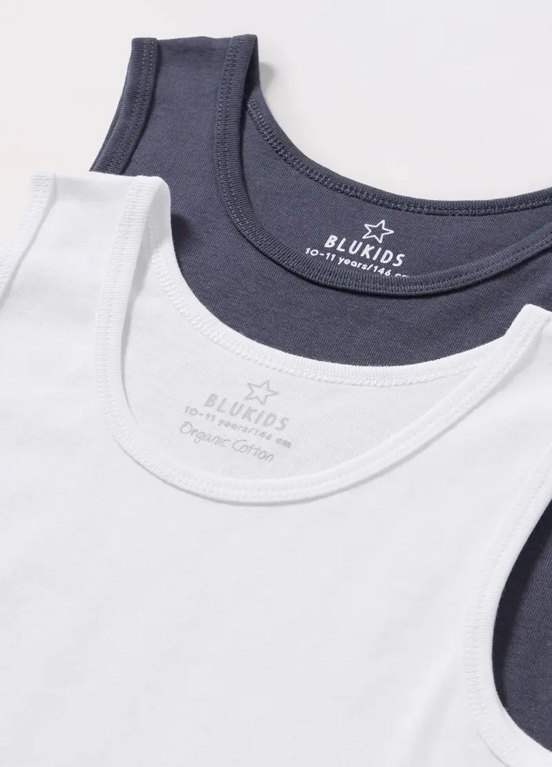 Blukids Canotte Ragazzo Bianco 2783633 miniatura 2