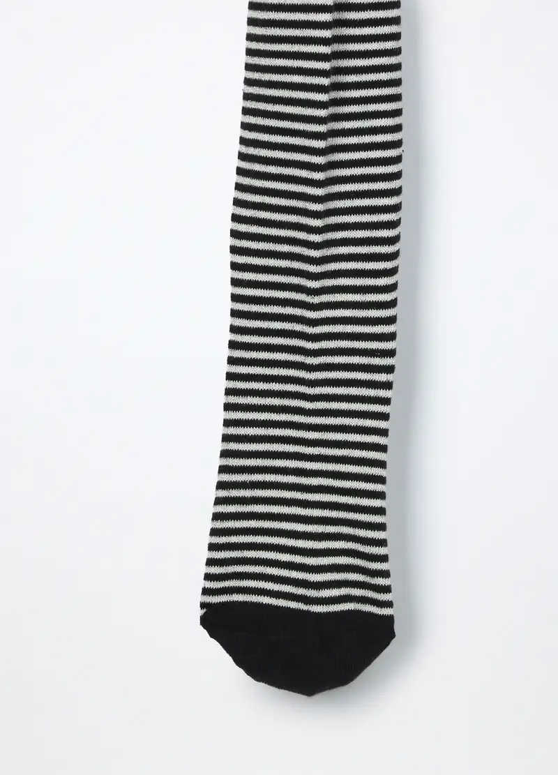 , Pack 2 Collant In Cotone Stretch Bambina, Nero stampa 1 miniatura 2