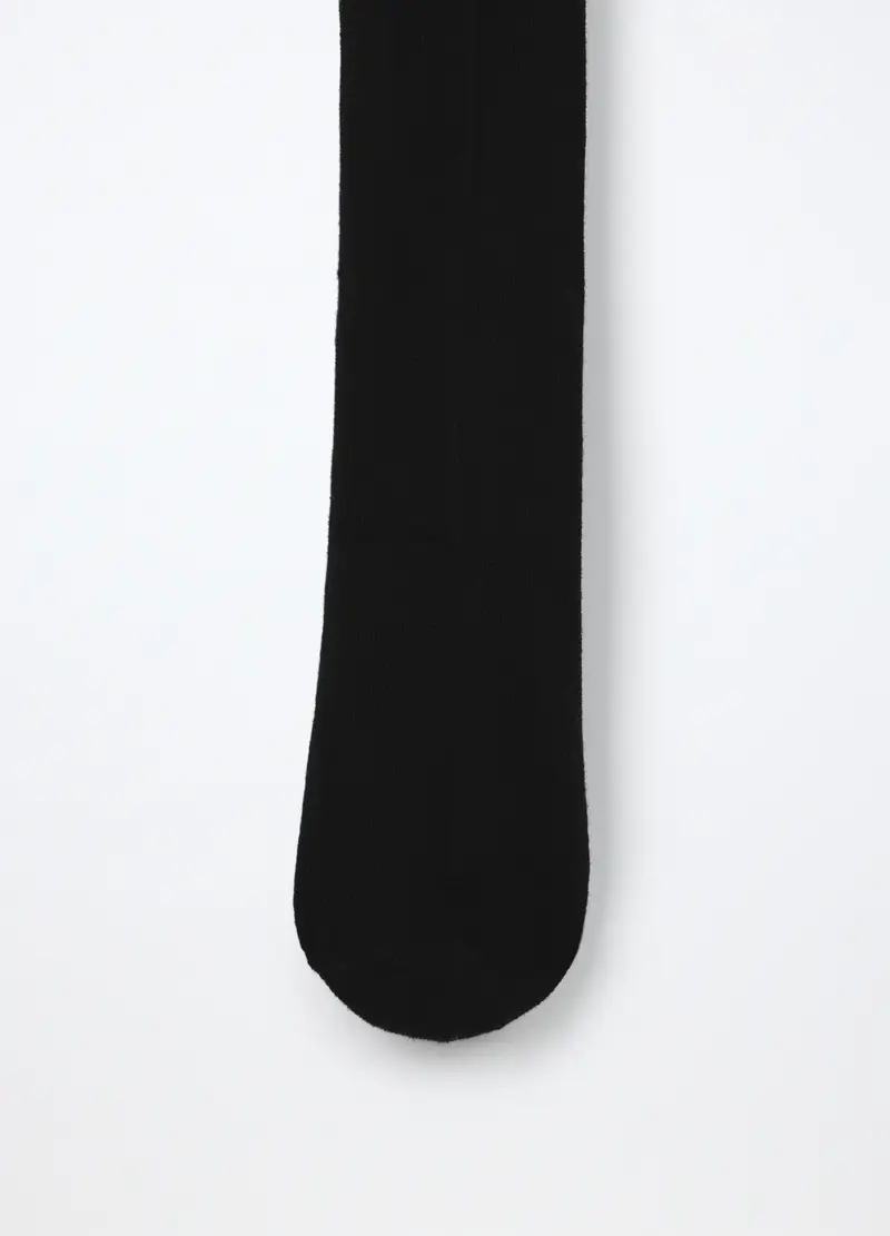 Pack 2 Collant In Cotone Stretch Bambina, Rosa/Nero miniatura 2