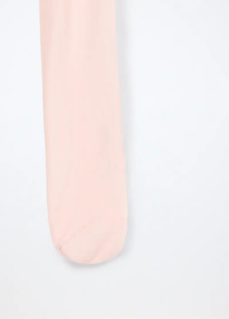 Pack 2 Collant In Tessuto Stretch Made In Italy Neonata, Bambina, Rosa chiaro miniatura 2