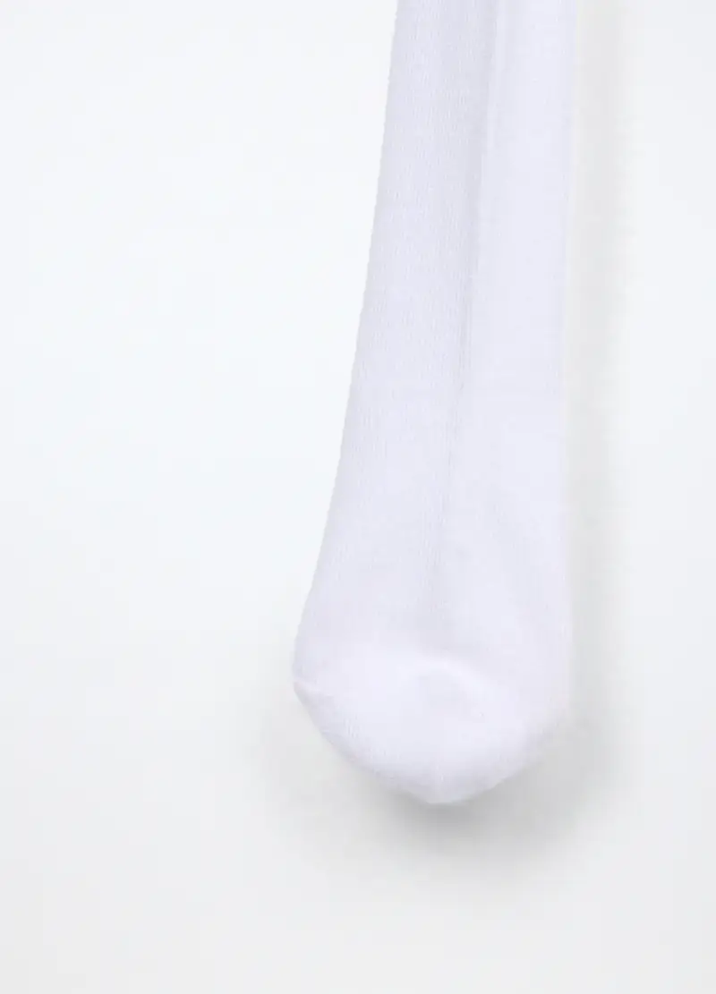 Pack 2 Collant Misto Cotone Bambina, Rosso aragosta miniatura 2