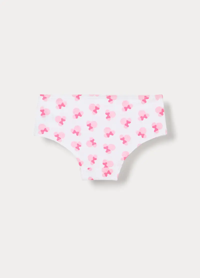 Pack 2 Culotte Disney In Jersey Di Cotone Stretch Bibma, Neonata, Rosa pastello miniatura 3