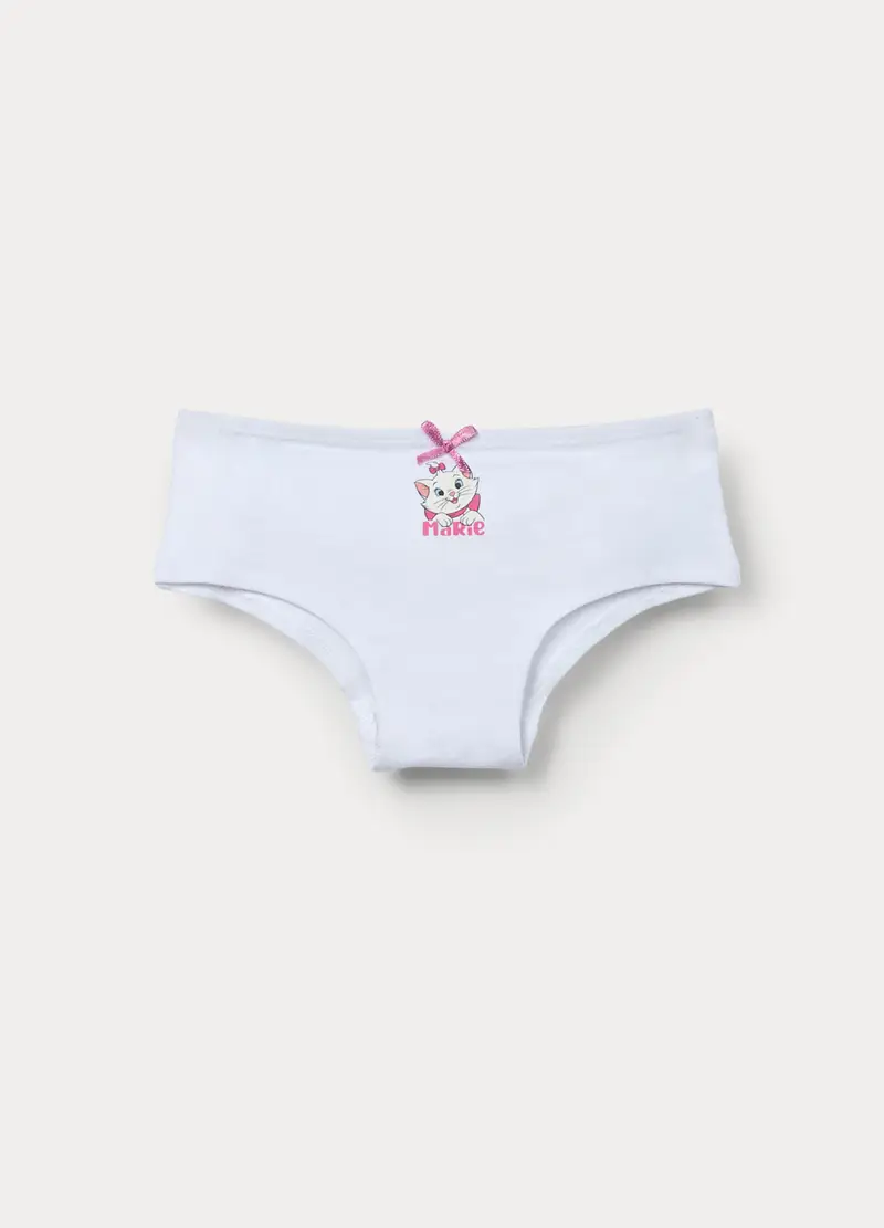 Pack 2 Culotte Disney In Jersey Di Cotone Stretch Bimba, Neonata, Bianco/Rosa miniatura 2