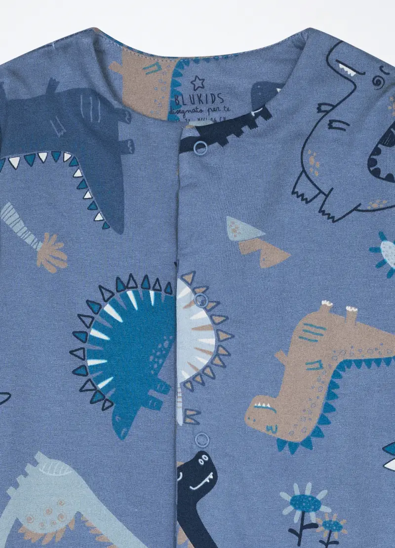 Blukids Pigiami Neonato Blu 4252849 miniatura 3