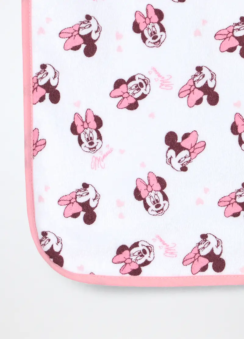 Pack 3 Bavaglini In Spugna Di Misto Cotone Neonata, Bianco/Rosa, .U miniatura 2