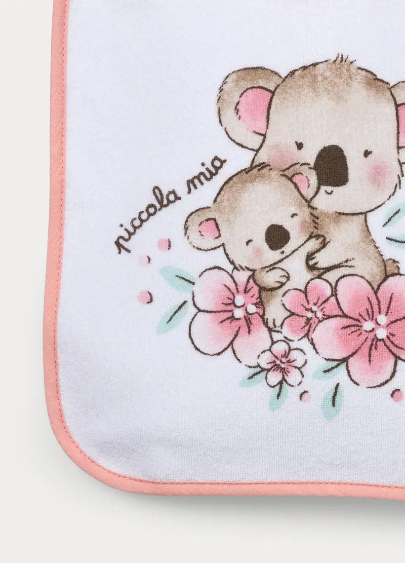 Pack 3 Bavaglini In Spugna Neonata, Bianco/Rosa, U miniatura 2