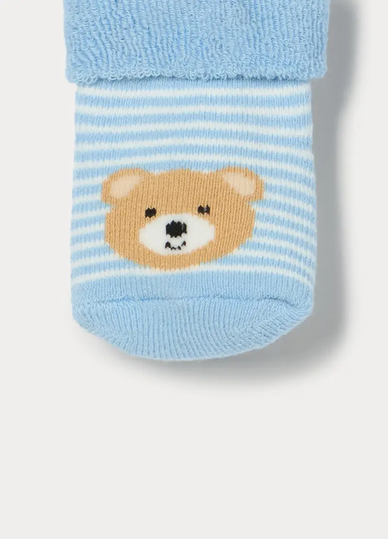 Blukids Calze Neonato Blu 4221962 miniatura 3