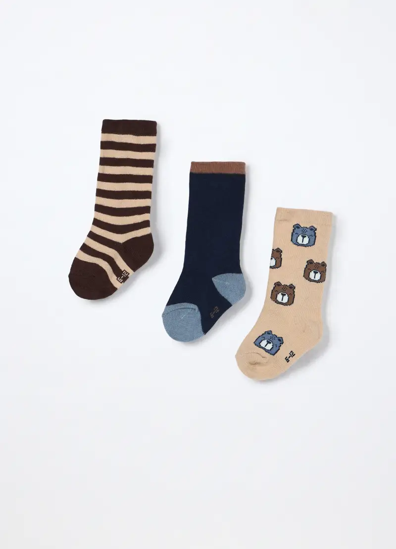 Blukids Calze Neonato Beige 4287896 miniatura 2