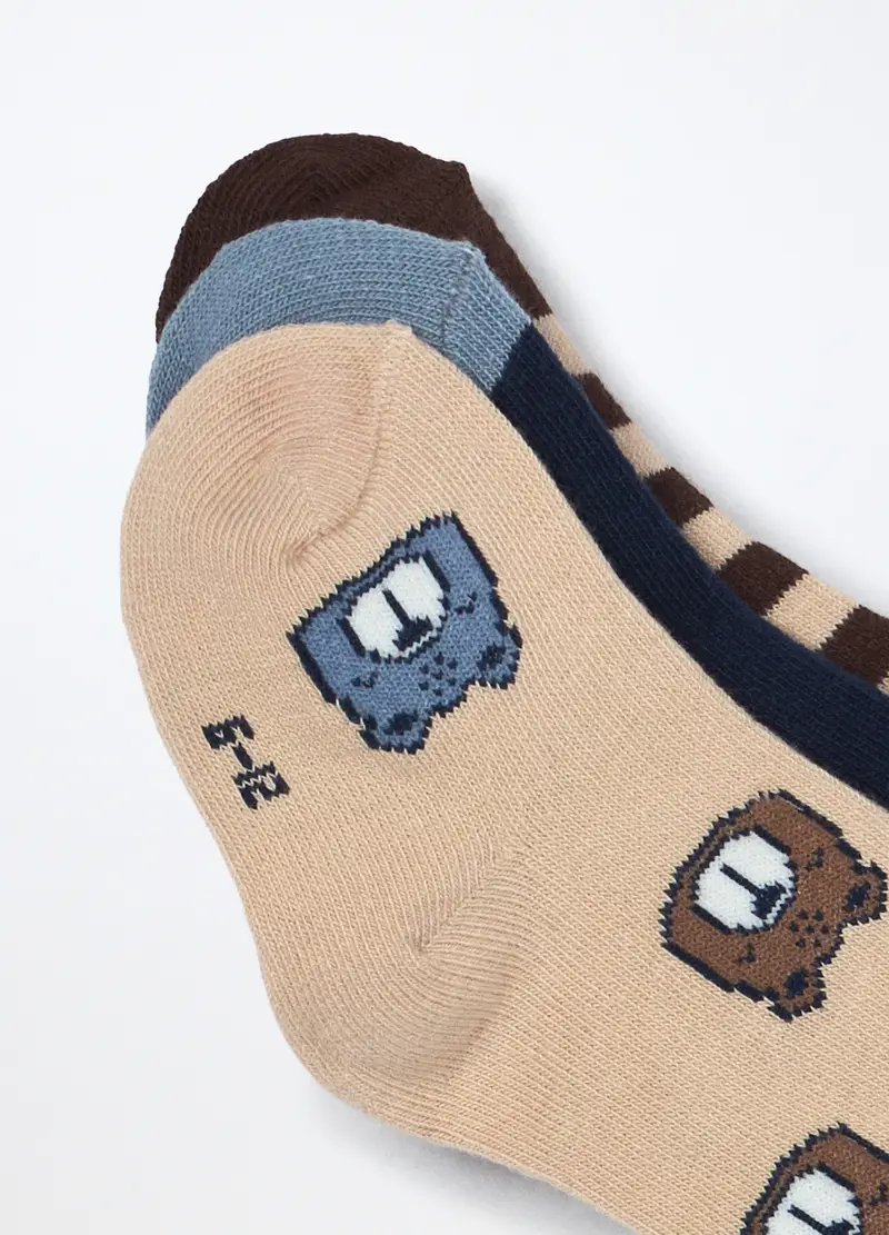 Blukids Calze Neonato Beige 4252652 miniatura 3