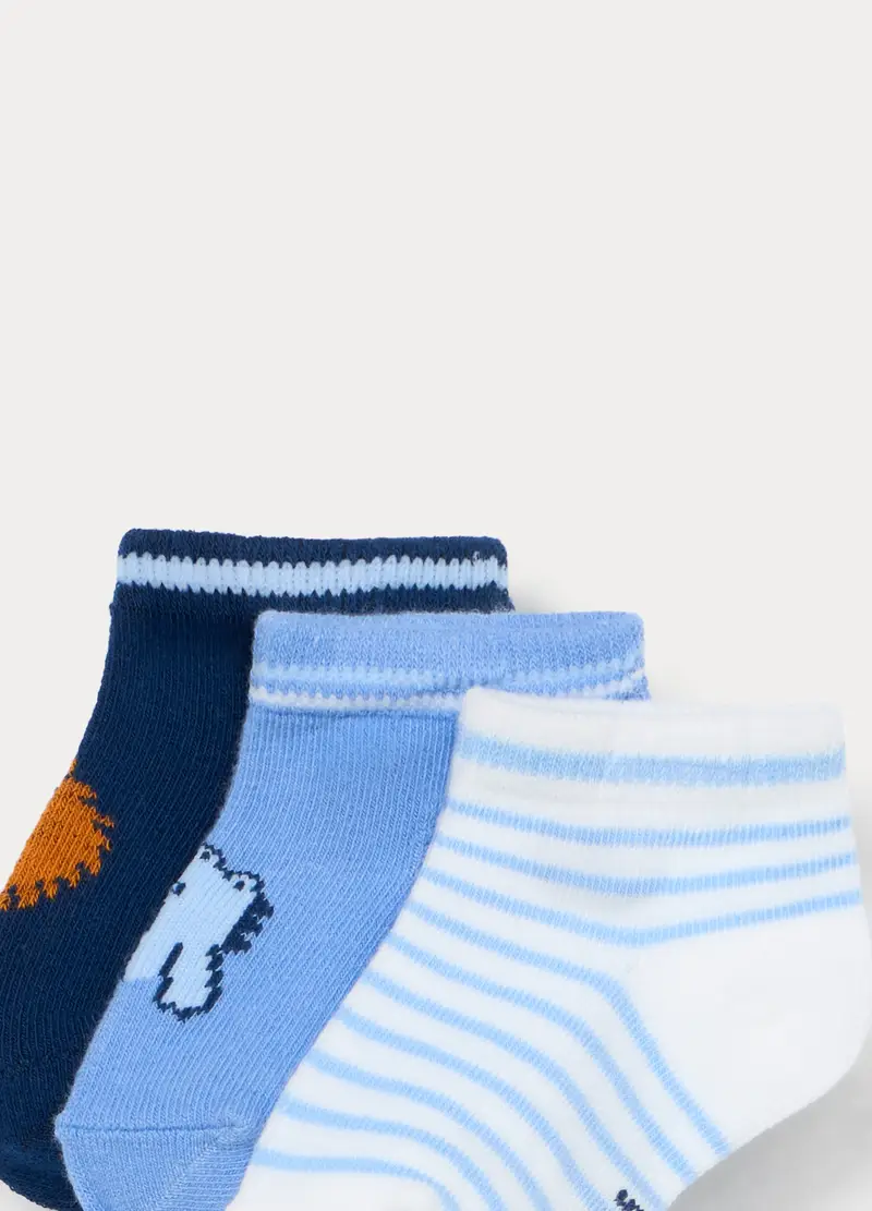 Blukids Calze Neonato Blu 4223406 miniatura 3