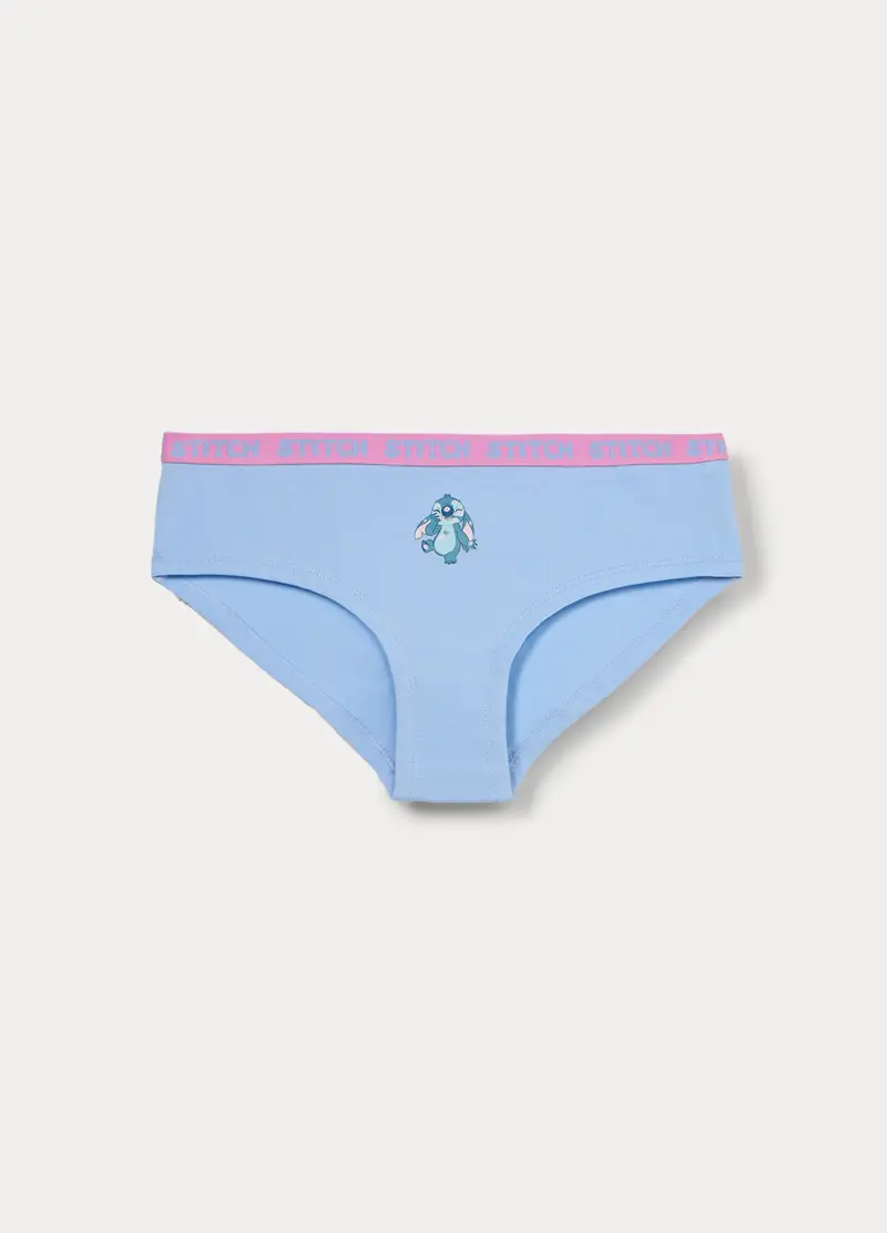 Pack 3 Culotte Disney In Jersey Di Cotone Stretch Ragazza, Bambina, Azzurro cielo miniatura 2