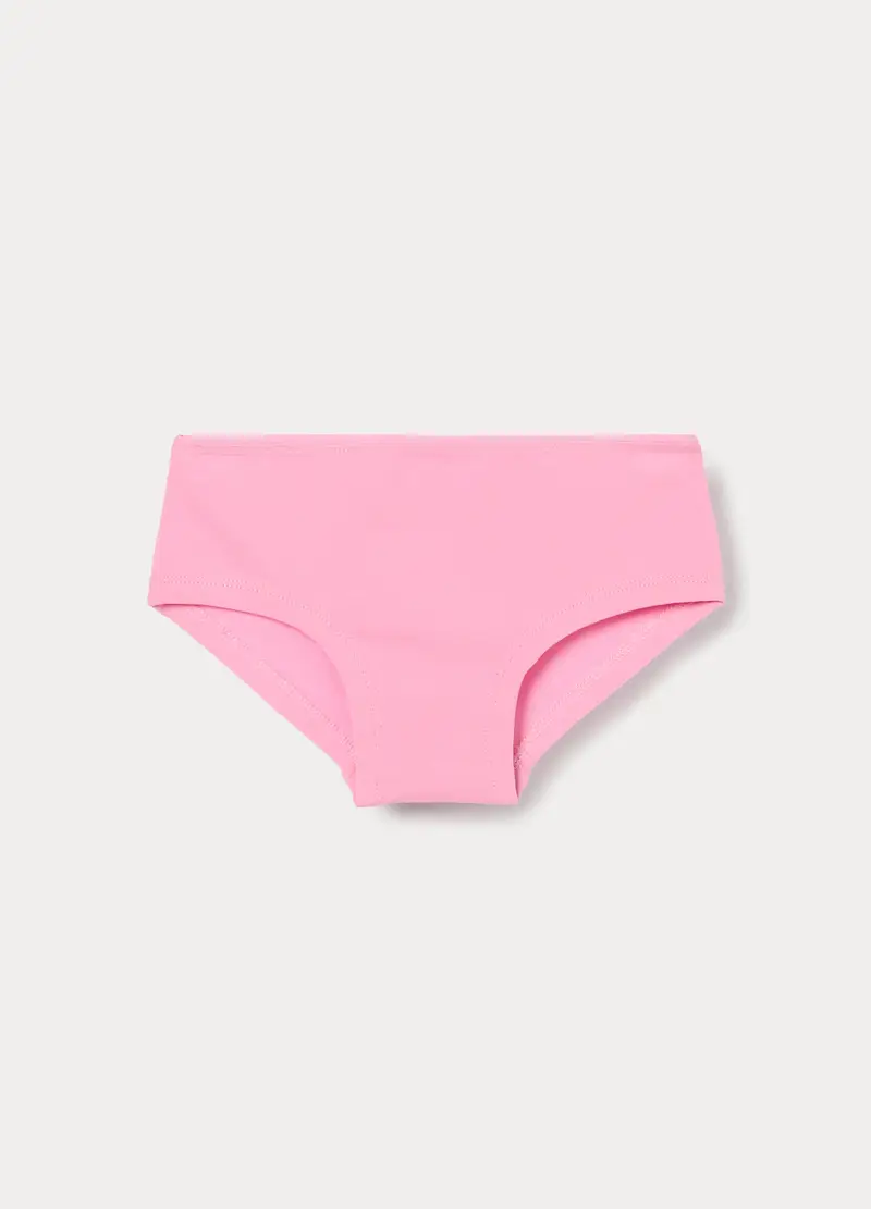 Pack 3 Culotte In Jersey Di Cotone Stretch Bambina, Bianco miniatura 2