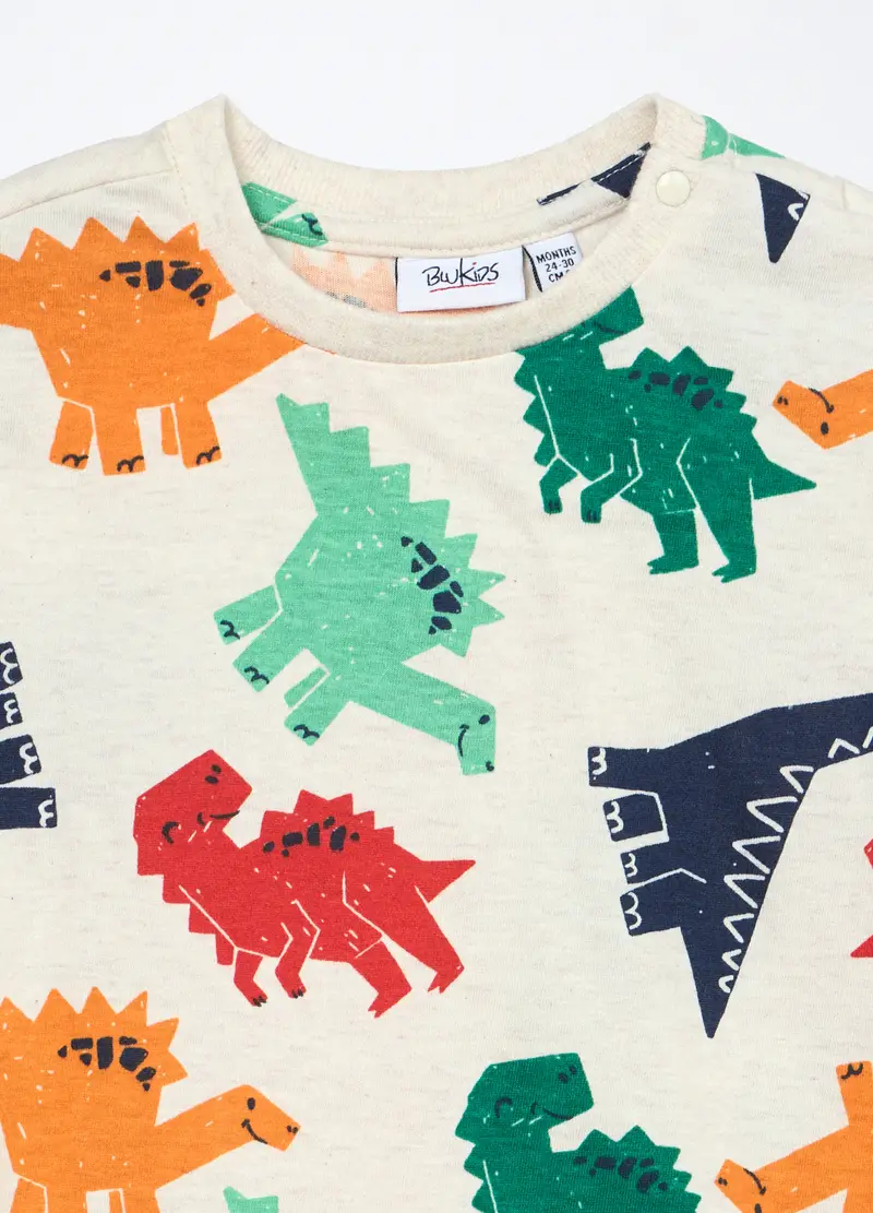 Blukids T-shirt Bambino Beige 4254692 miniatura 3