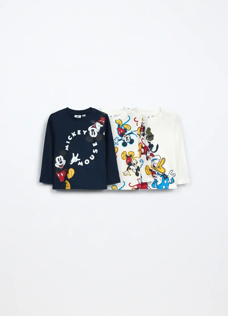 Pack 3 T-shirt In Jersey Di Puro Cotone Neonato, Bambino, Bianco