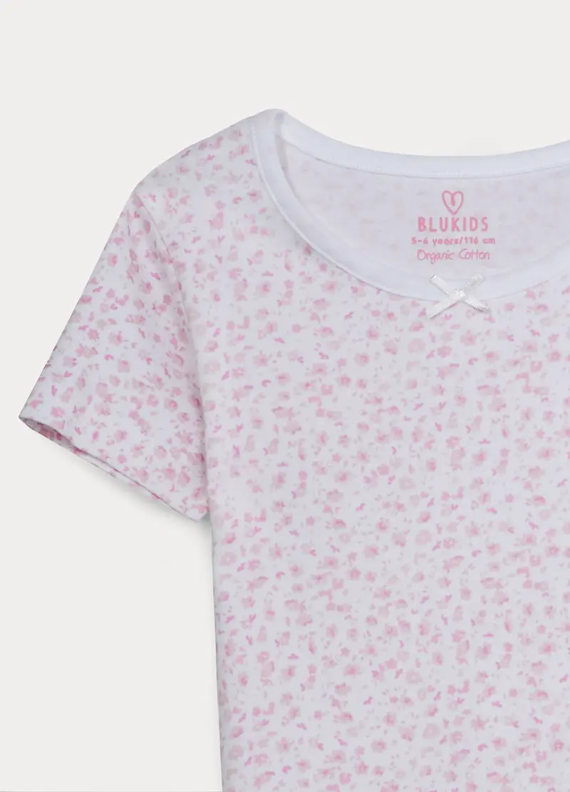 Blukids T-shirt Bambina Bianco 4221829 miniatura 3