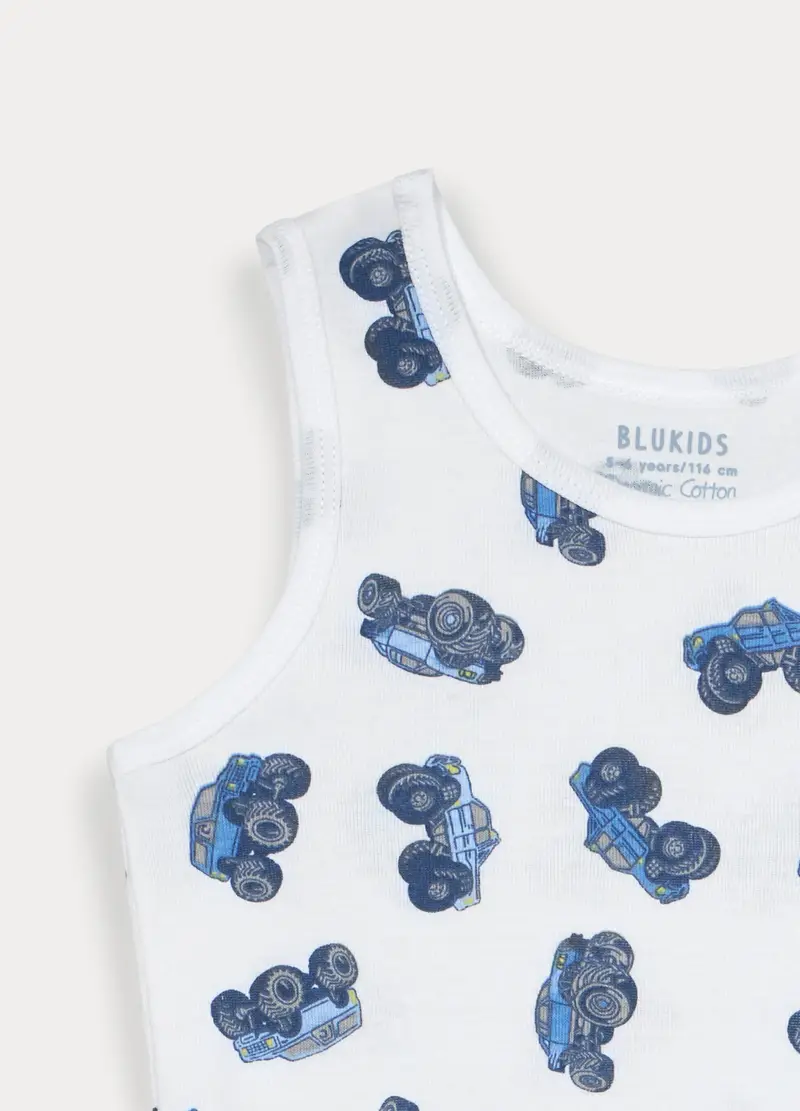 Blukids Canotte Bambino Blu 4221830 miniatura 3