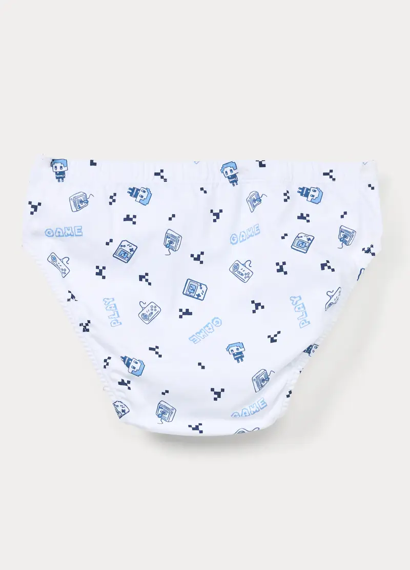 Blukids Slip Ragazzo Bianco 4222781 miniatura 3