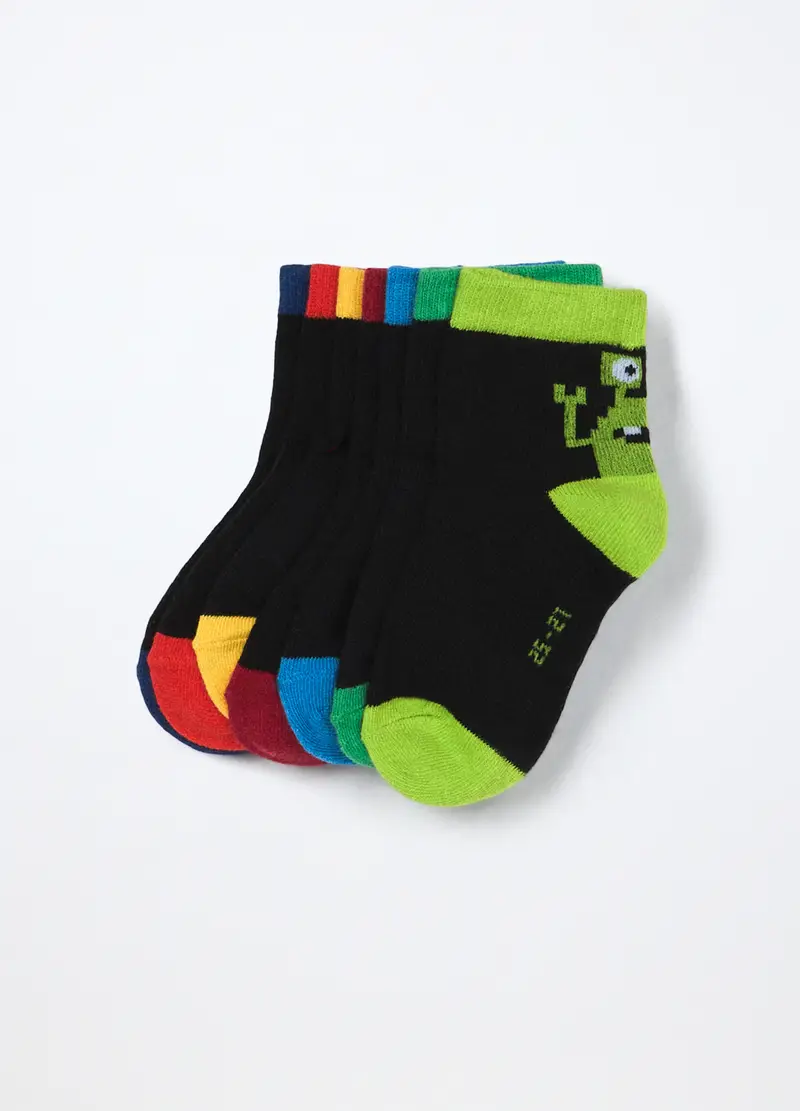 Blukids Calze Bambino Nero 4254079 miniatura 2