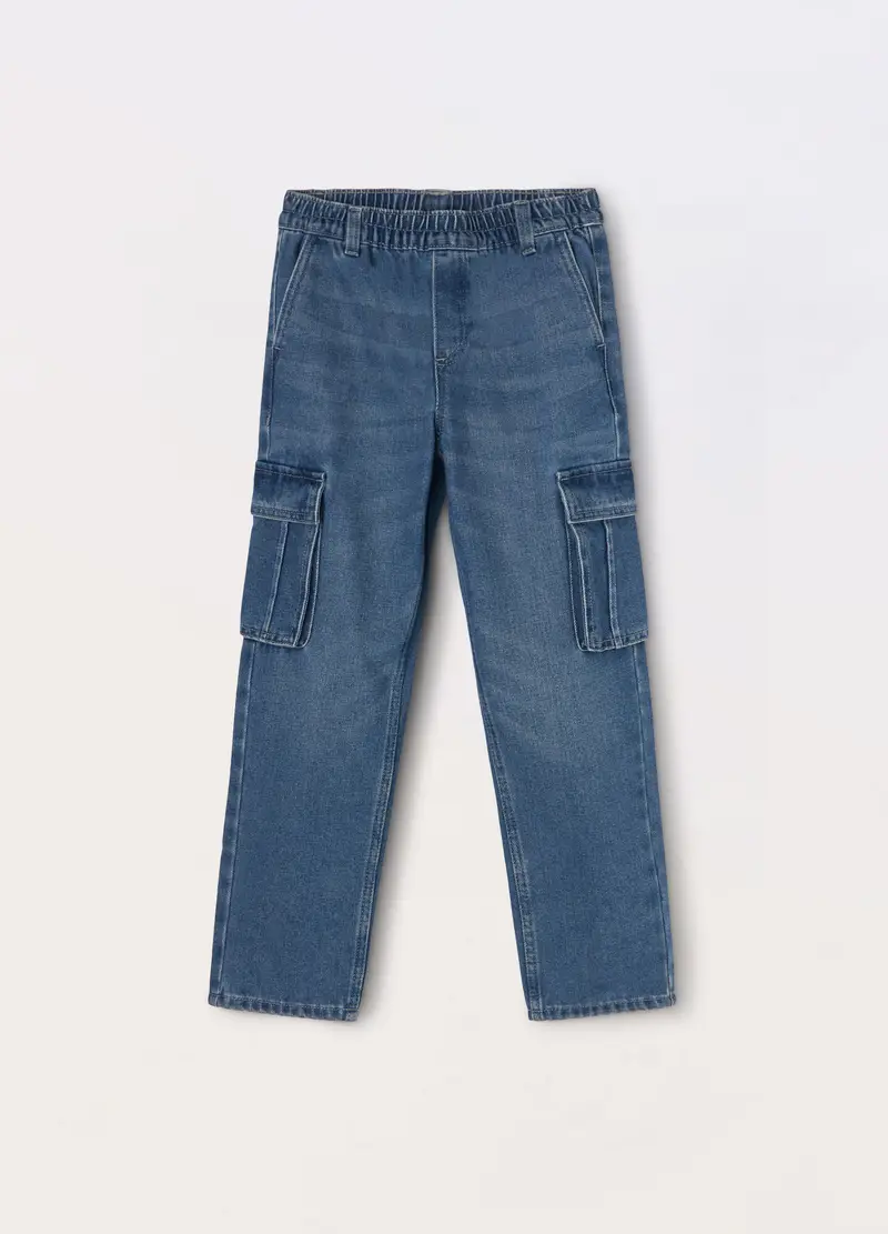 Blukids Pantaloni cargo Ragazzo Azzurro 964231