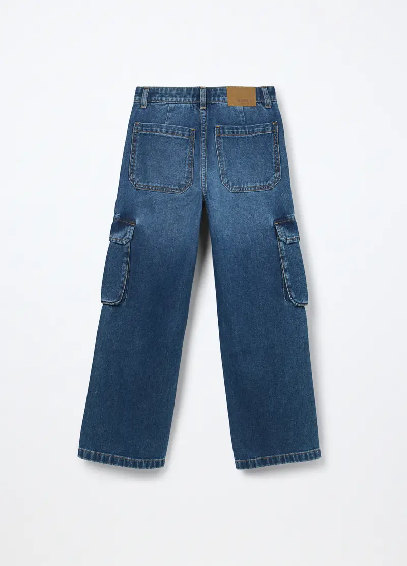 Blukids Pantaloni cargo Ragazza Blu 4252070 miniatura 2