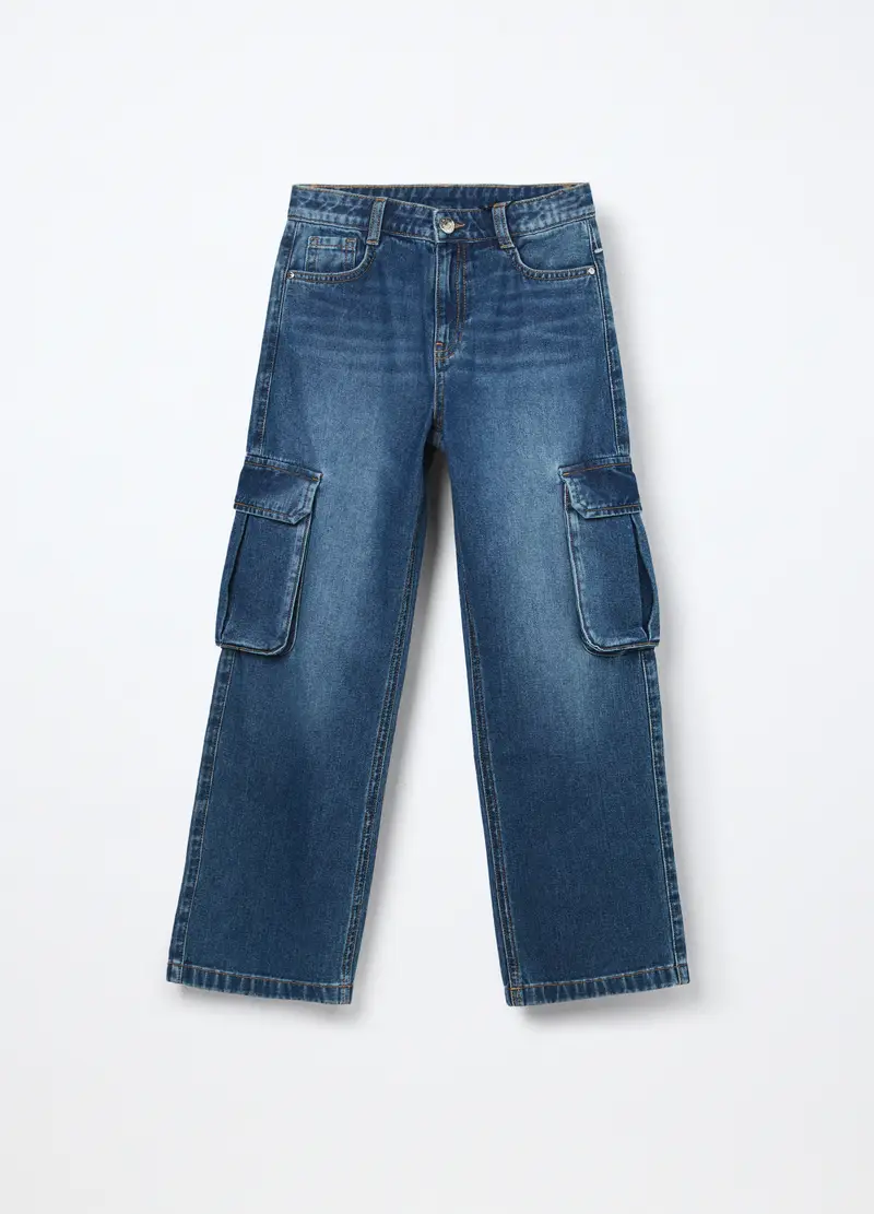 Blukids Pantaloni cargo Ragazza Blu 1963798