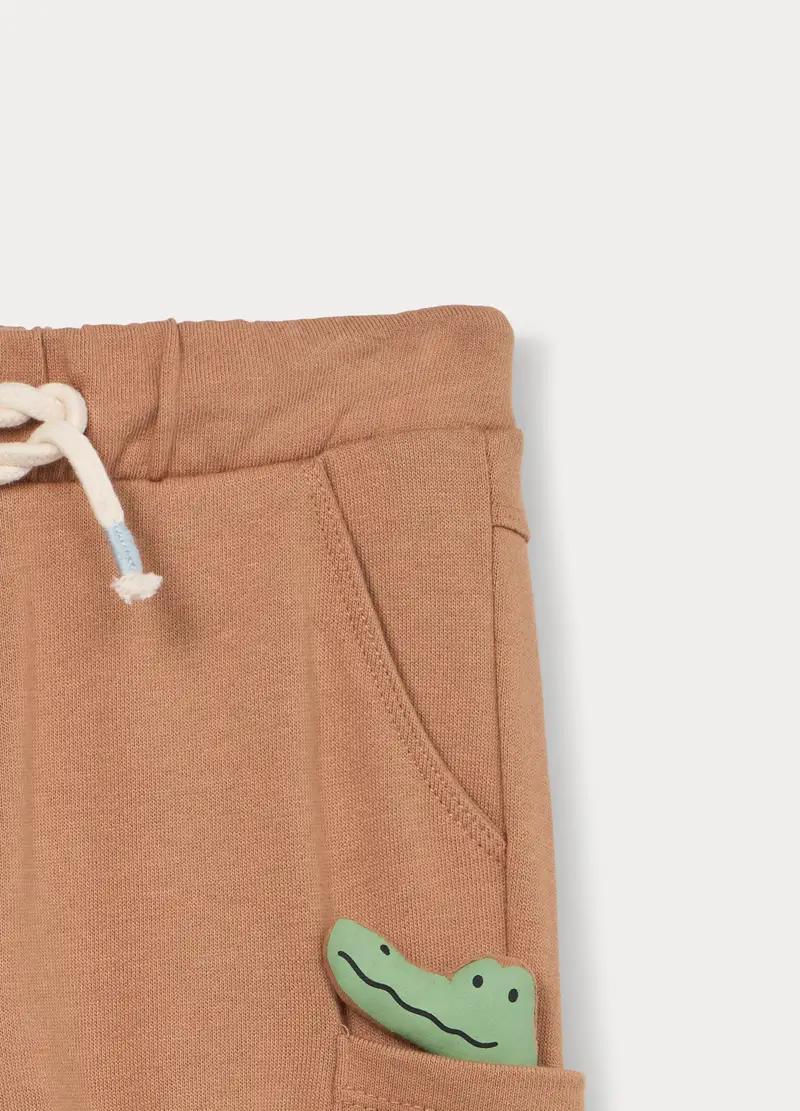 Blukids Pantaloni cargo Bambino Marrone 4222035 miniatura 3