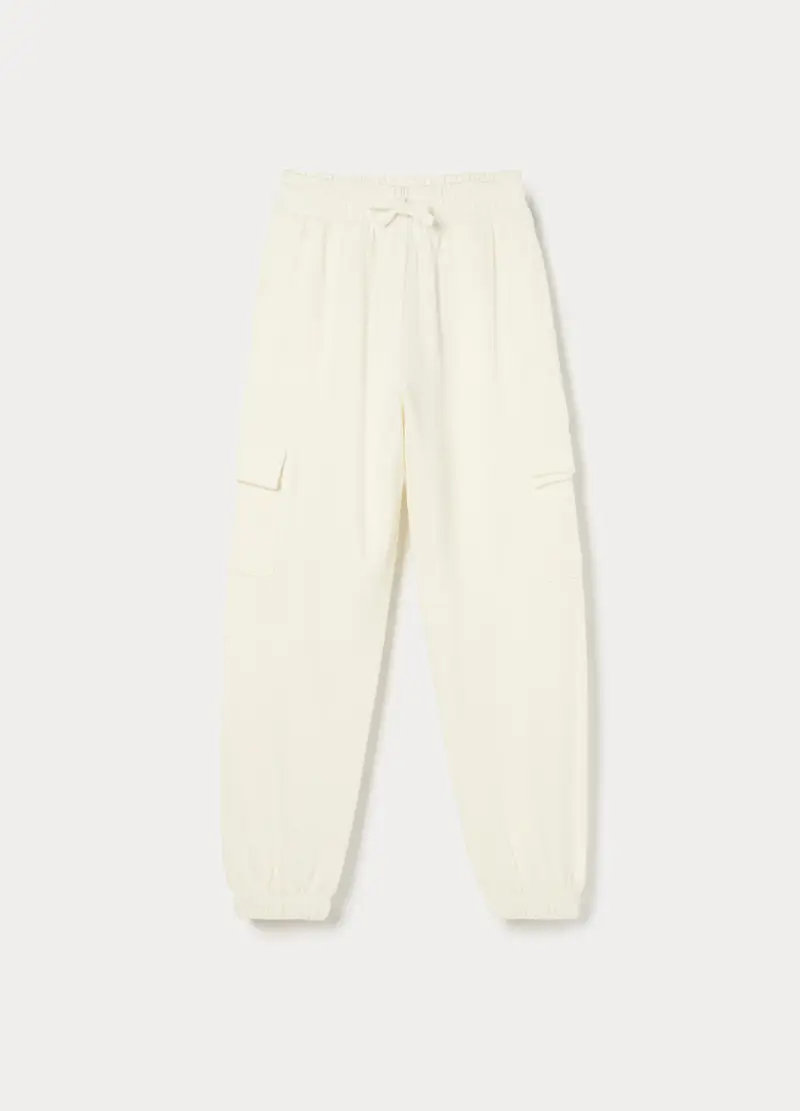 Blukids Pantaloni cargo Ragazza Bianco 4222183