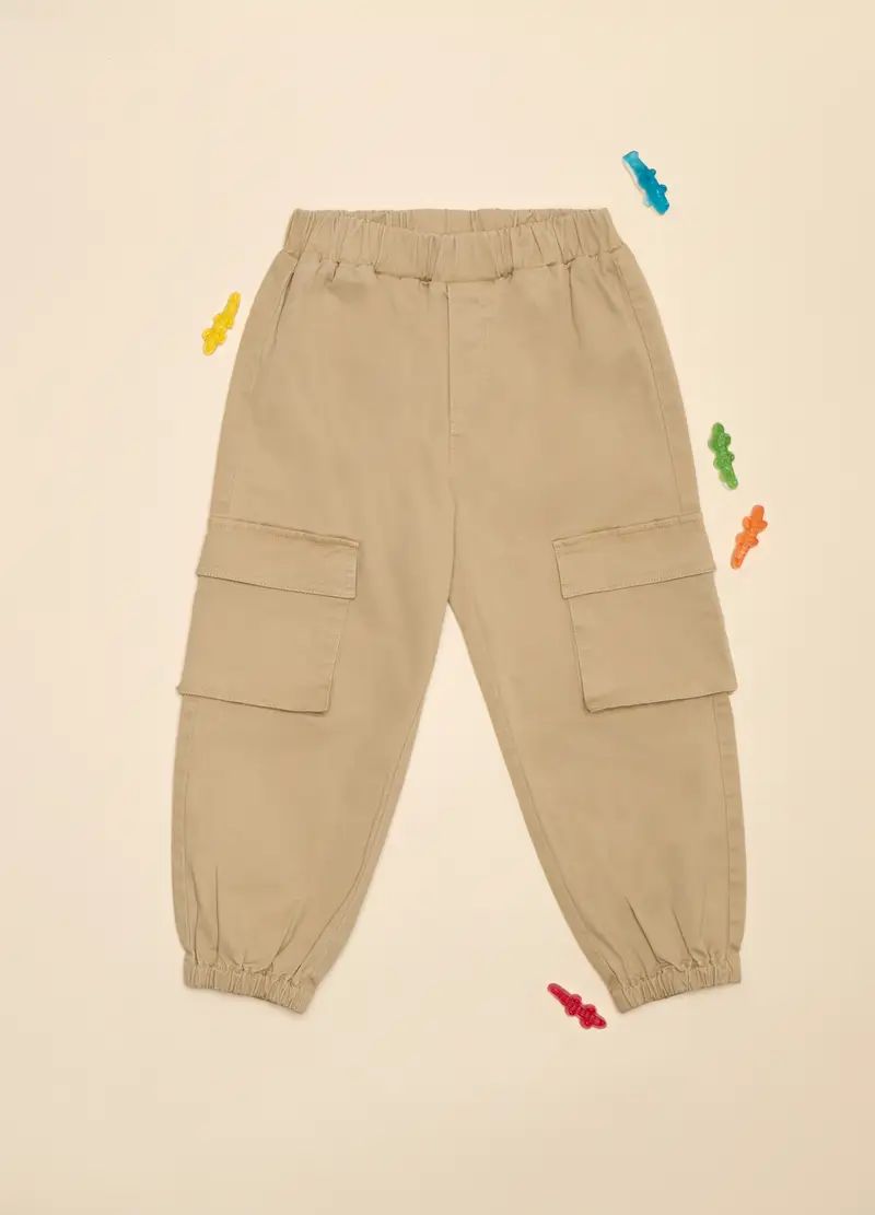 Blukids Pantaloni cargo Bambino Beige 3756271