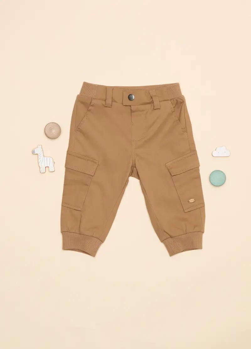 Blukids Pantaloni cargo Neonato Marrone 4251872